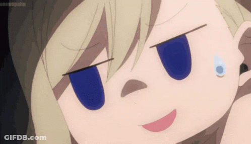 Cartoon Crying With Tear Running Down Cheek GIF
