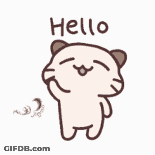 Cartoon Dancing Cat Fun Art GIF