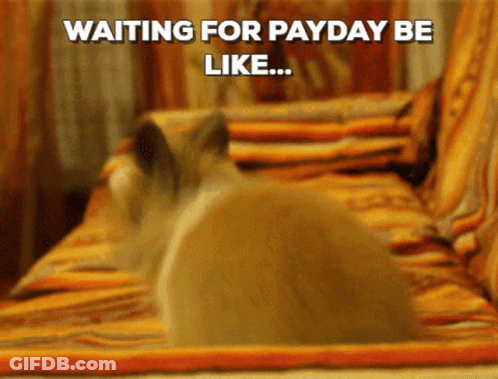 Cartoon Dancing With Word Payday GIF