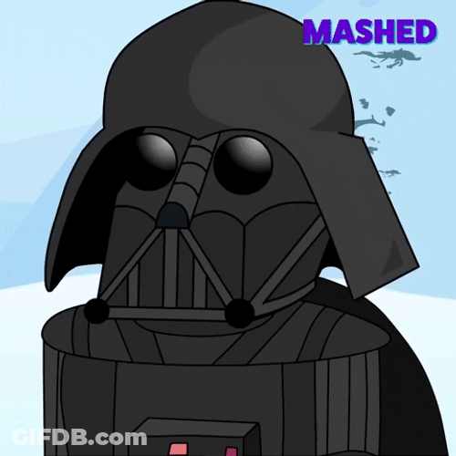 Cartoon Darth Vader No GIF