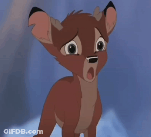 Cartoon Deer Saying Buhrd GIF