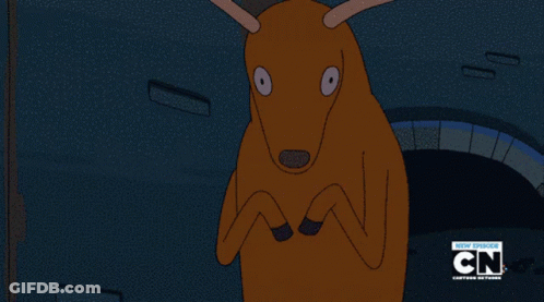 Cartoon Deer With CN GIF