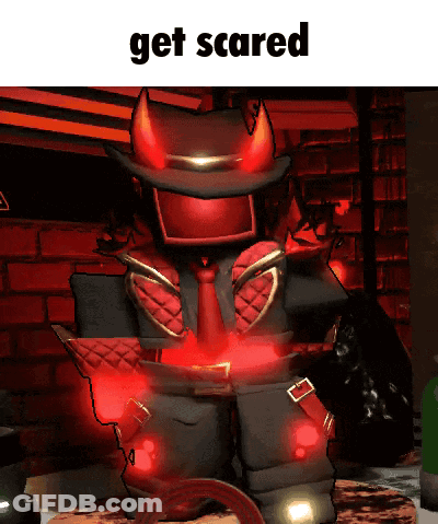 Cartoon Devil Get Scared GIF