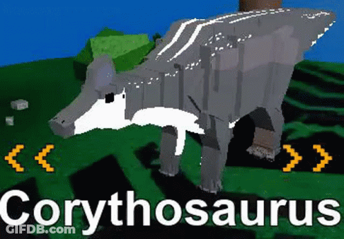Cartoon Dinosaur With Red Background GIF