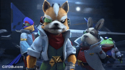 Cartoon Dog And Frog Group GIF