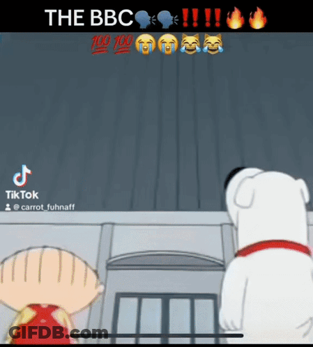 Cartoon Dog And Man The BBC 100 100 GIF