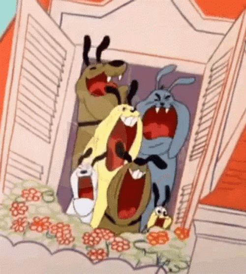 Cartoon Dog Barking Noisy GIF