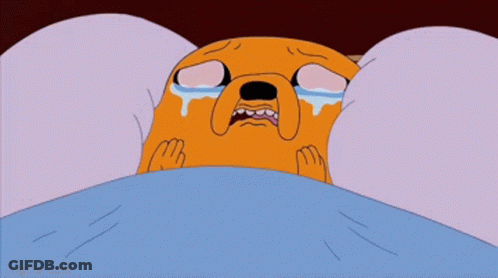 Cartoon Dog Crying GIF