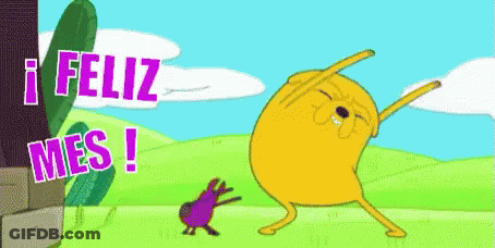 Cartoon Dog Dancing Feliz Mes GIF
