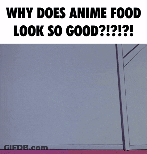 Cartoon Dog Holding Pancakes Why Does Anime Food Look So Good GIF