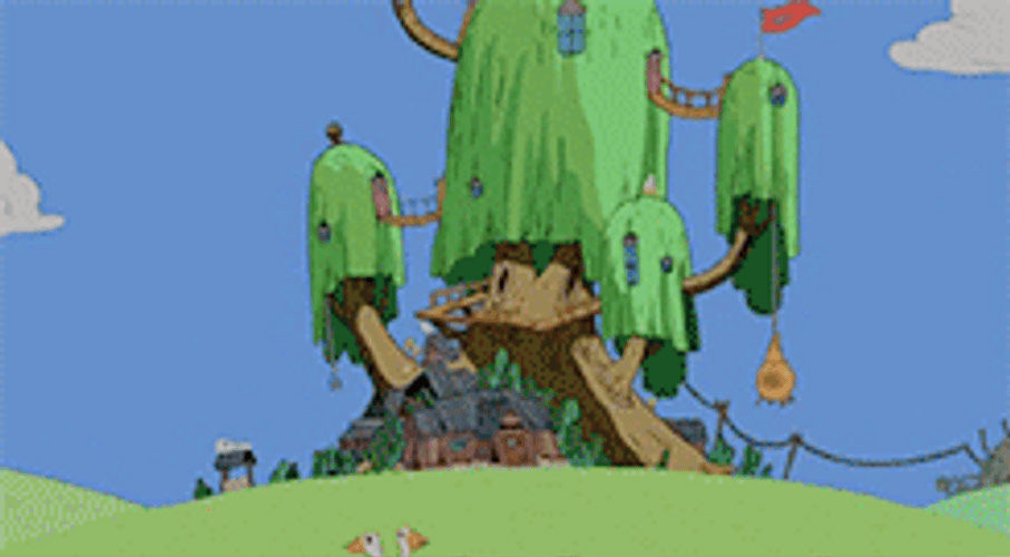 Cartoon Dog Jake The Dog Adventure Time GIF