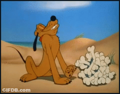 Cartoon Dog Laying Down Lovie You Nighty Night GIF