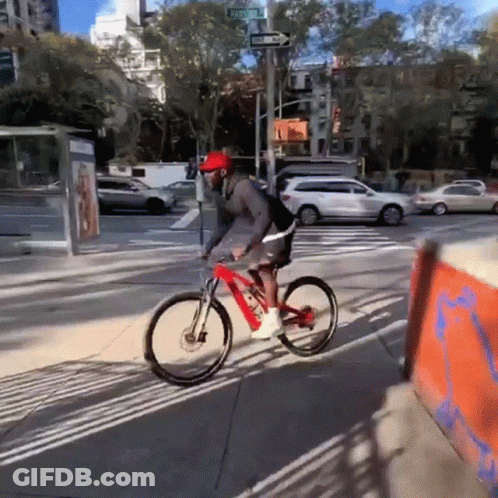 Cartoon Dog Riding Motorcycle Ride GIF