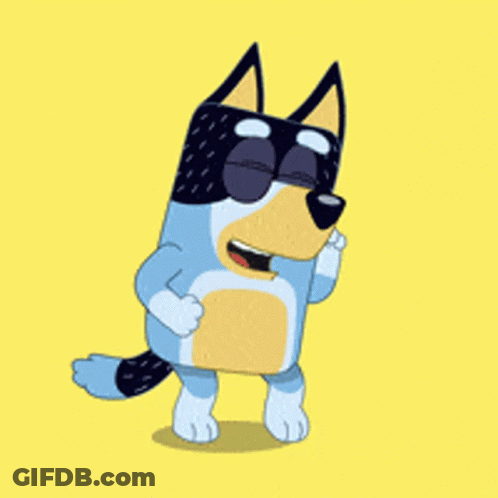 Cartoon Dog Running On Yellow Background GIF