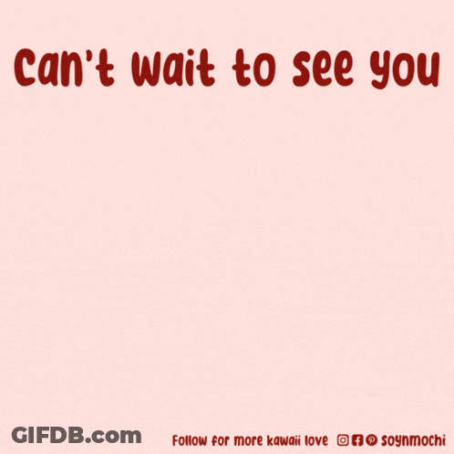 Cartoon Dog Saying Can't Wait To You GIF