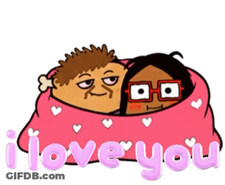 Cartoon Dog Saying Grrr Big Hug GIF