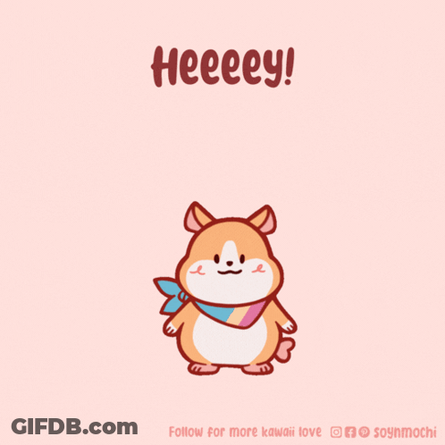 Cartoon Dog Saying Heeeey GIF