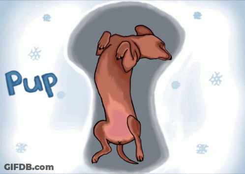 Cartoon Dog Saying Pup GIF
