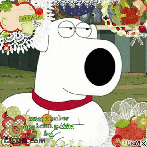 Cartoon Dog Saying Snuggle Bug GIF