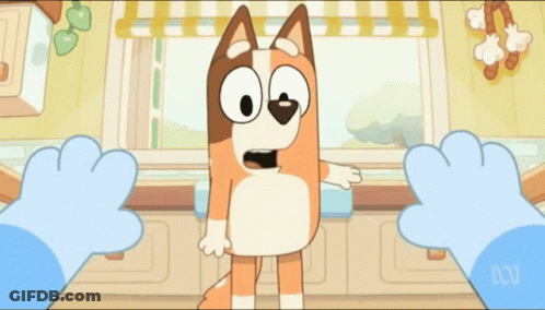Cartoon Dog Says Maybe You Just Saw Something You Wanted Bluey GIF