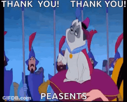 Cartoon Dog Sitting On Pillow GIF