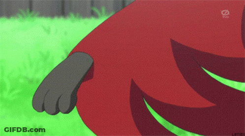 Cartoon Dog Tail With Letter M GIF
