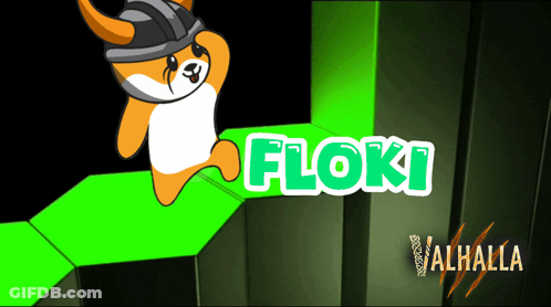 Cartoon Dog Wearing Viking Helmet With Floki GIF