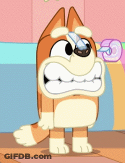 Cartoon Dog With Bandage GIF