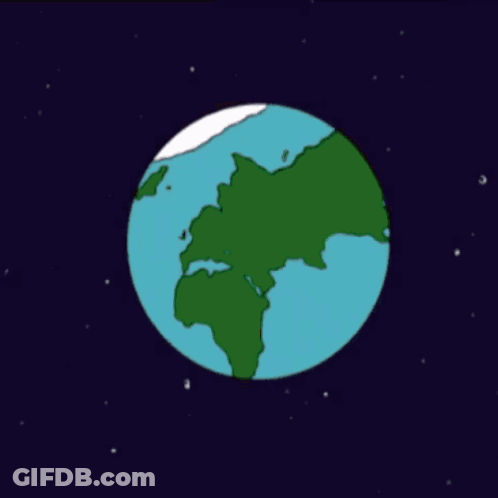 Cartoon Dog With Globe In Mouth GIF