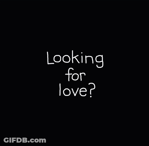 Cartoon Dog With Three Hearts Above Head GIF