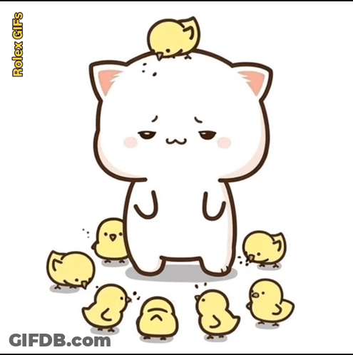 Cartoon Dogs Standing At Wedding GIF