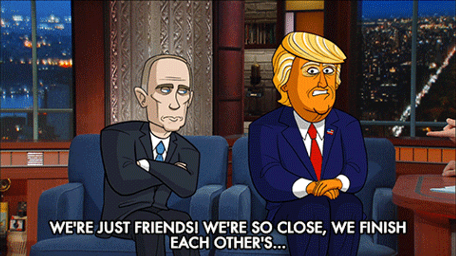 Cartoon Donald Trump Dancing GIF