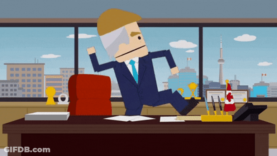 Cartoon Donald Trump Dancing GIF