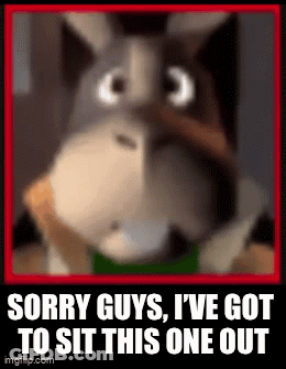 Cartoon Donkey Saying Sorry GIF