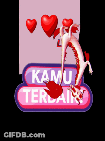 Cartoon Dragon Hanging Upside Down On Kamu Tertain Sign GIF