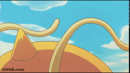 Cartoon Dragon Standing In Front Of Espana Flag GIF