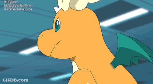 Cartoon Dragon With Chinese Writing GIF