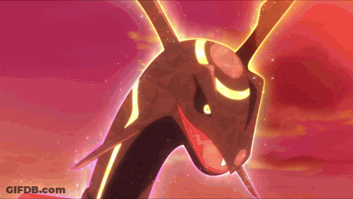 Cartoon Dragon With Glowing Eyes GIF