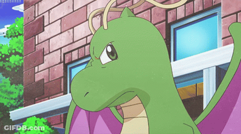 Cartoon Dragon With Mouth Open And Tongue Out GIF