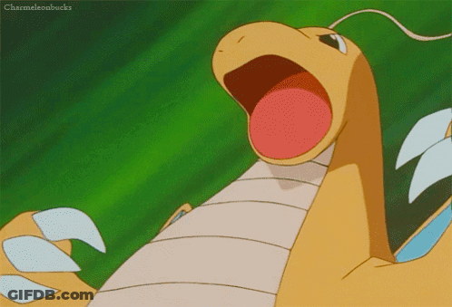 Cartoon Dragon With Mouth Open Saying Charmeleonbucks GIF