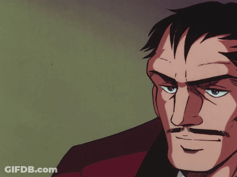 Cartoon Drawing Of Man With Mustache GIF