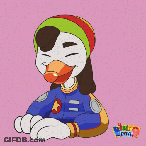 Cartoon Duck Bingo GIF