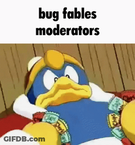 Cartoon Duck Laying On Bed Bug Fables Moderators GIF