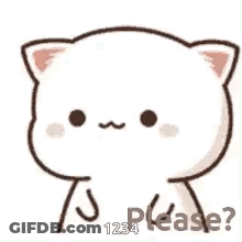 Cartoon Duck Saying Pleaseeeee GIF