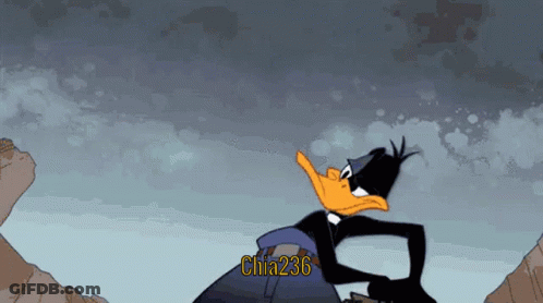 Cartoon Duck With Chika236 GIF
