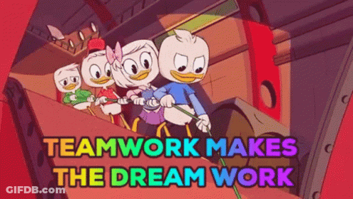 Cartoon Ducks Riding Roller Coaster GIF