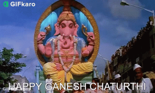 Cartoon Elephant Ala Re Ala Ganesha Ala GIF