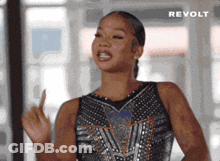 Cartoon Eye Surrounded By Gracias GIF