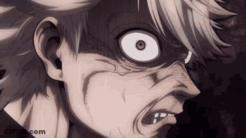 Cartoon Face Close Up With Big Eye GIF