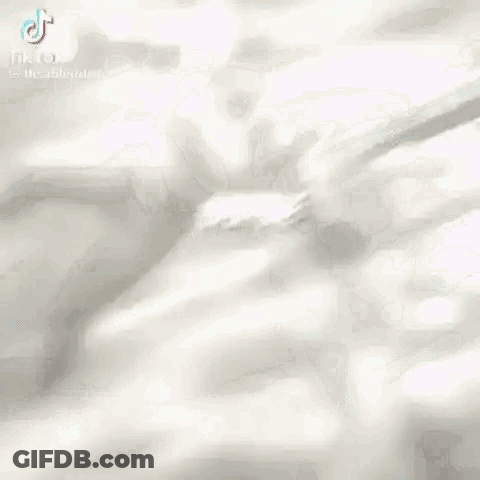 Cartoon Face Close Up With Flying Bird GIF